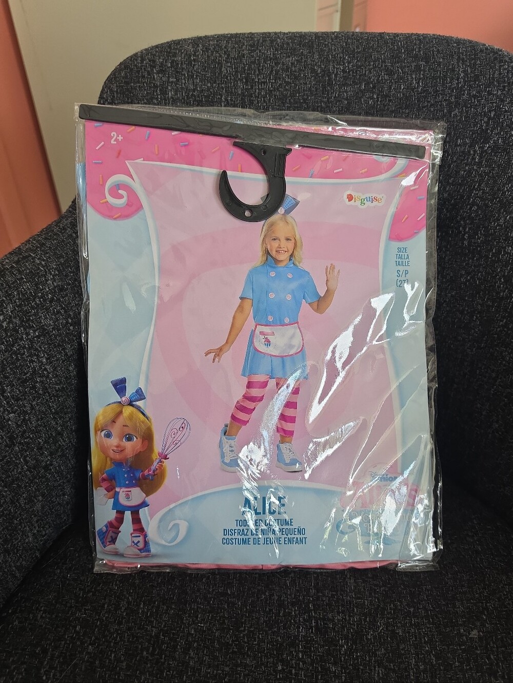 NIP Disguise Toddler Size 2T Junior Alice's Wonderland Bakery Halloween Costume